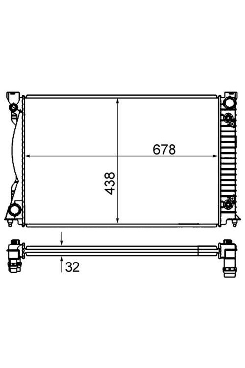 Kühlmittelkühler AUDI A6/ A6 AVANT