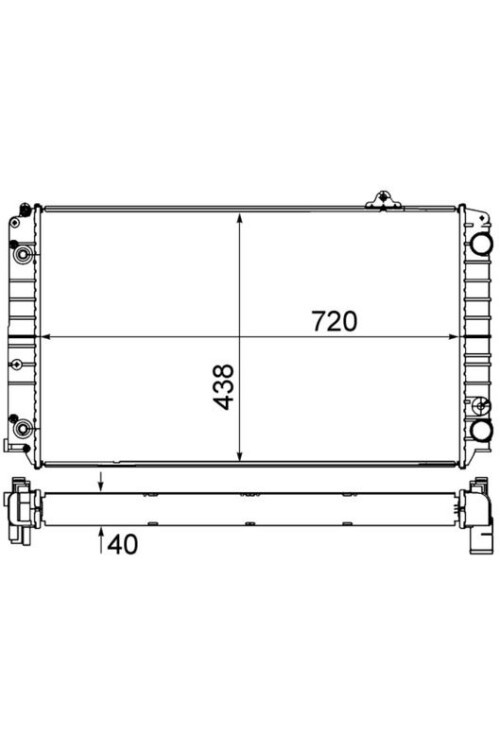 Kühlmittelkühler AUDI A8