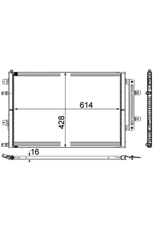 Kühlmittelkühler AUDI A8