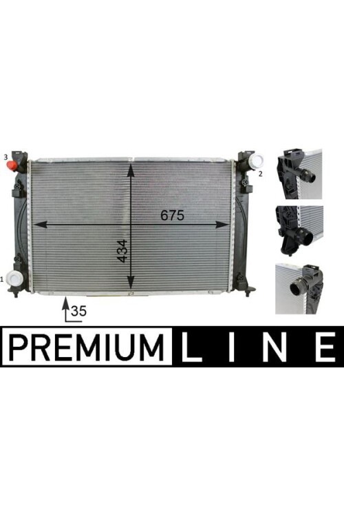 Kühlmittelkühler AUDI S6