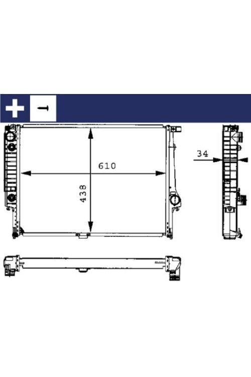 Kühlmittelkühler BMW 530