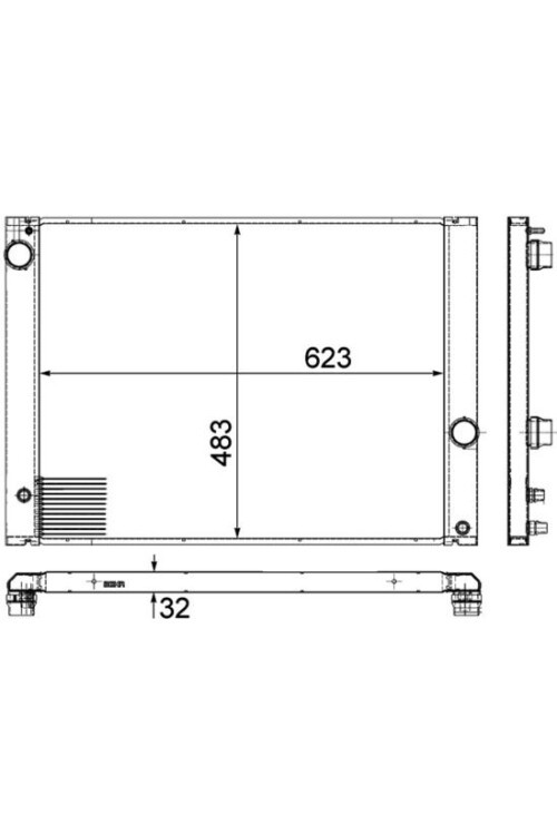 Kühlmittelkühler BMW 7 E65