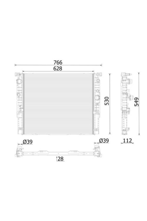 Kühlmittelkühler BMW 750 LI XDRIVE