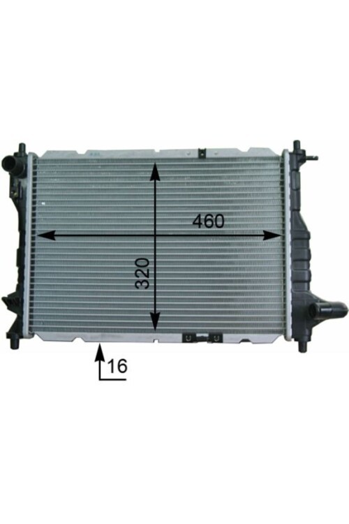 Kühlmittelkühler CHEVROLET MATIZ/SPARK