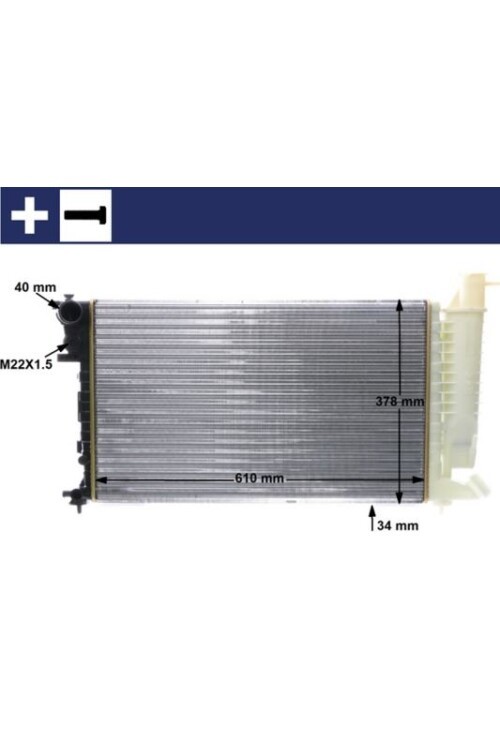 Kühlmittelkühler CITOROEN ZX / PEUGEOT 306