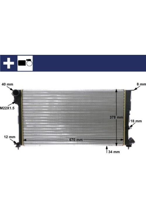 Kühlmittelkühler CITROEN / PEUGEOT