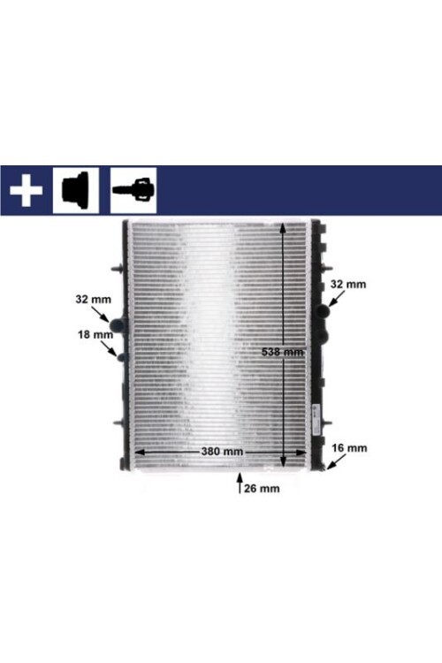 Kühlmittelkühler CITROEN BERLINGO