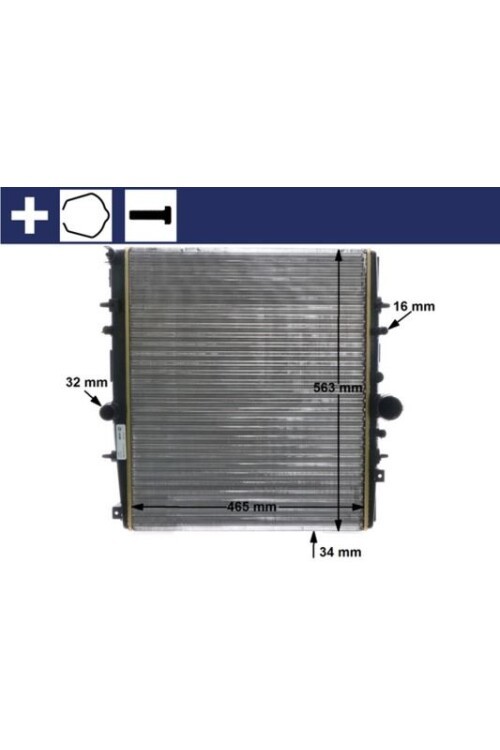 Kühlmittelkühler CITROEN C 8