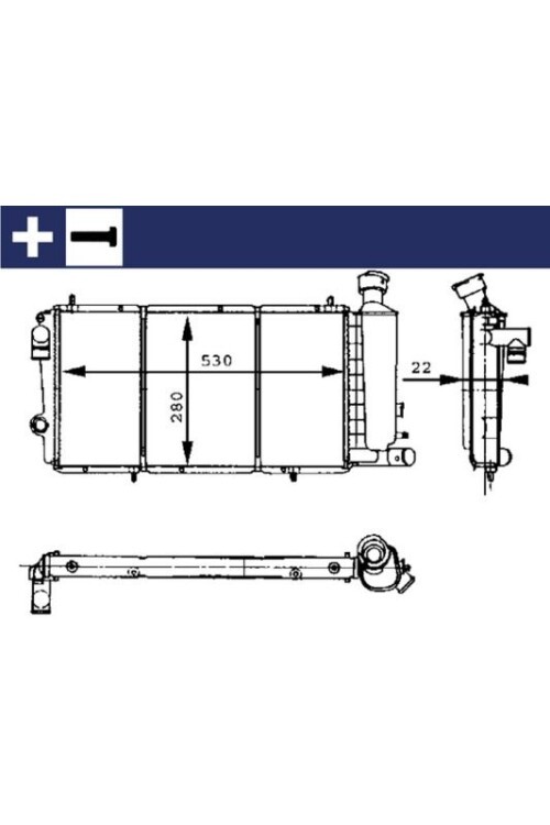 Kühlmittelkühler CITROEN C15