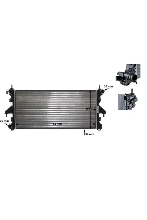 Kühlmittelkühler CITROEN JUMPER / FIAT DUC