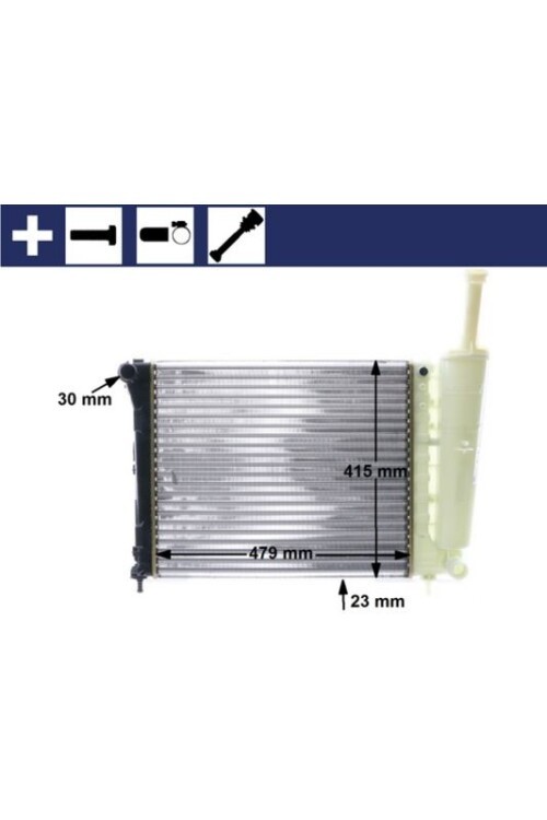Kühlmittelkühler FIAT 500 / FORD KA