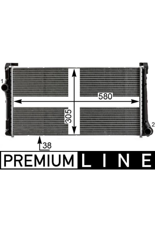 Kühlmittelkühler FIAT IDEA 1.3