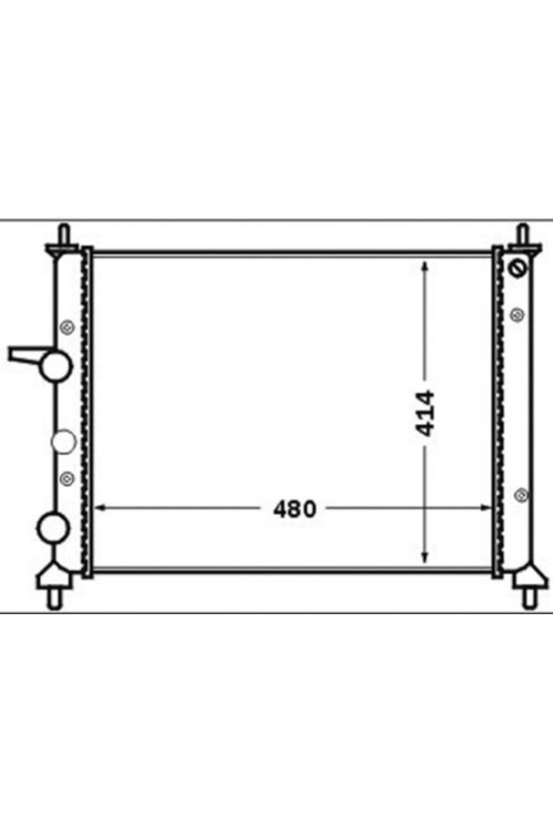 Kühlmittelkühler FIAT MULTIPLA