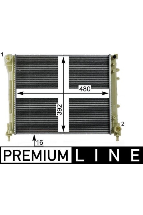 Kühlmittelkühler FIAT PANDA 0.9 TWIN