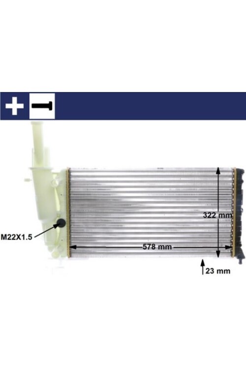 Kühlmittelkühler FIAT PUNTO