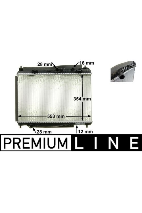 Kühlmittelkühler FORD FIESTA / B-MAX