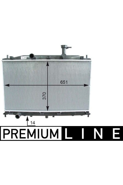 Kühlmittelkühler HYUNDAI ACCENT