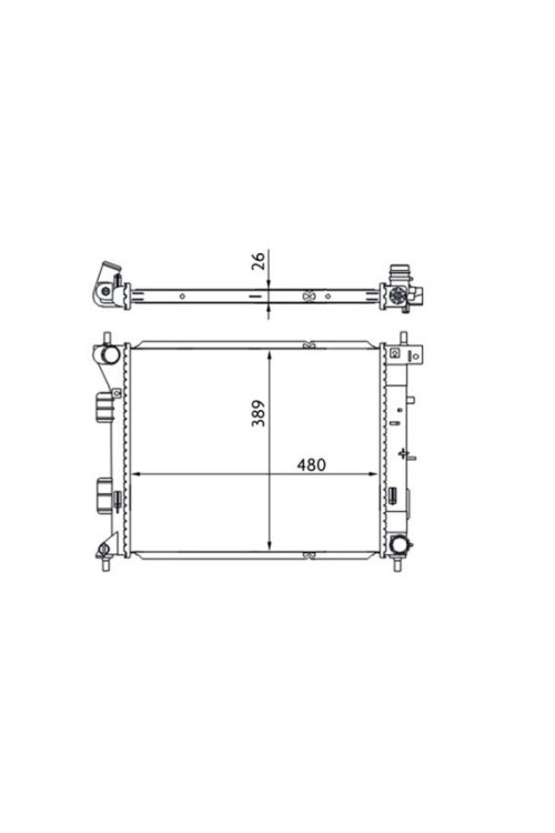 Kühlmittelkühler HYUNDAI I30 / KIA CEED