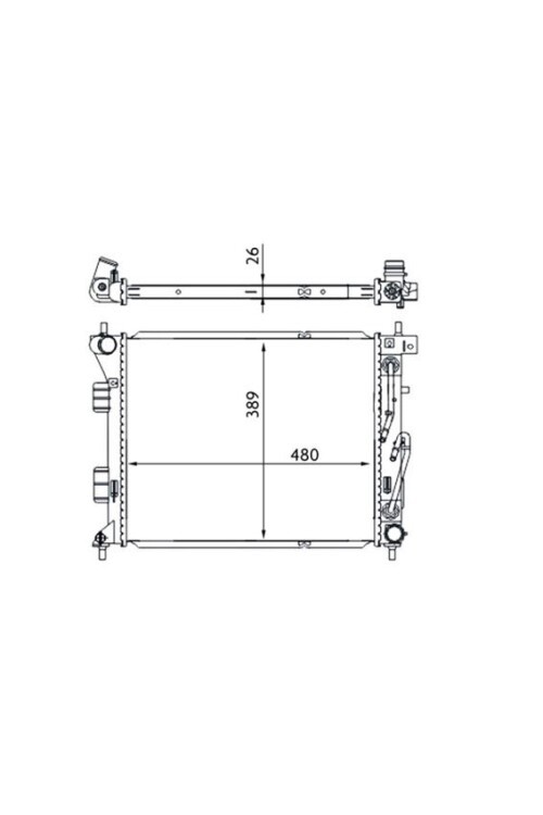 Kühlmittelkühler HYUNDAI I30 / KIA CEED