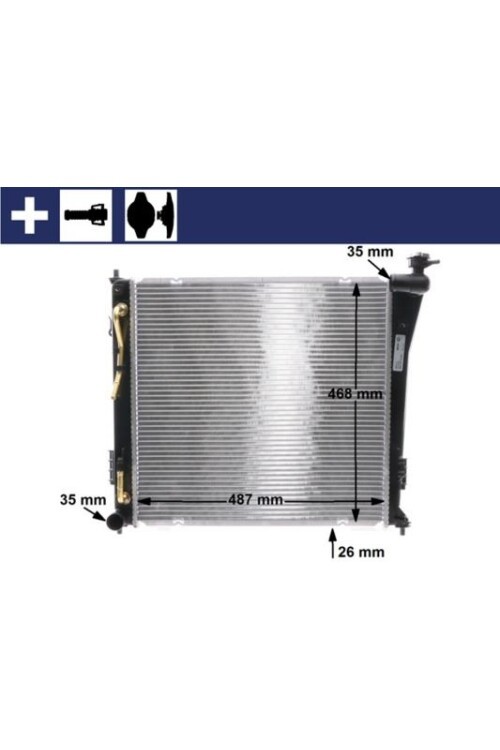 Kühlmittelkühler HYUNDAI i40 CW