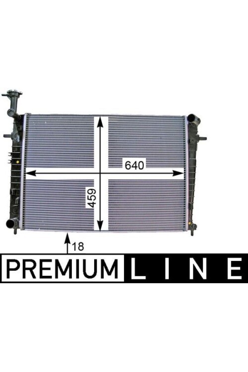 Kühlmittelkühler HYUNDAI TUCSON 2004-