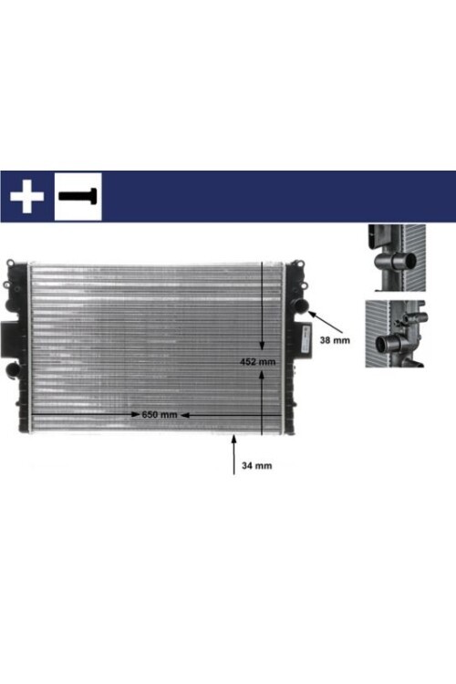 Kühlmittelkühler IVECO DAILY V 03-