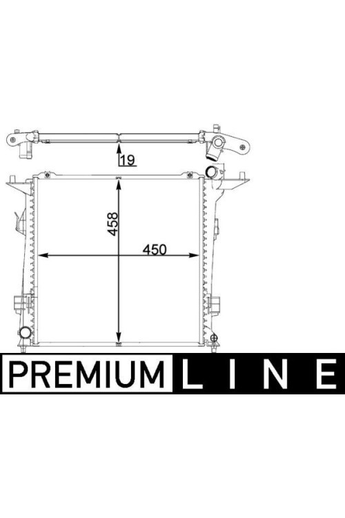 Kühlmittelkühler KIA CEED