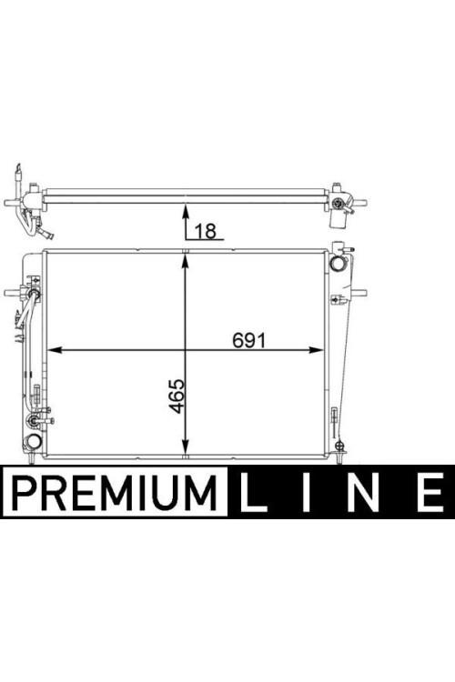 Kühlmittelkühler KIA SPORTAGE