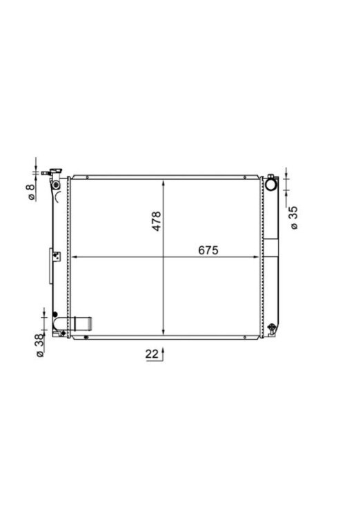 Kühlmittelkühler LEXUS RX 400H