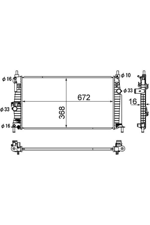 Kühlmittelkühler Mazda 3 2009-