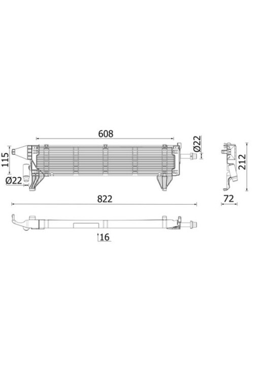 Kühlmittelkühler MERCEDES CLS 350 EQ BOOST