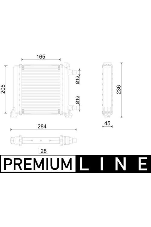 Kühlmittelkühler MINI COOPER S 2.0