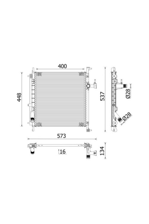 Kühlmittelkühler NISSAN MICRA IV 1.2