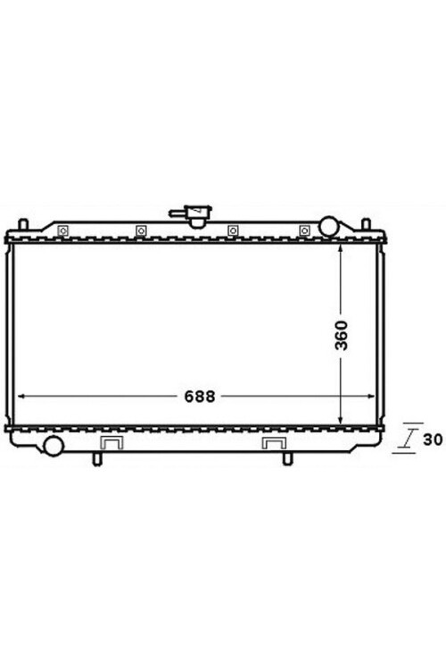 Kühlmittelkühler NISSAN PRIMERA