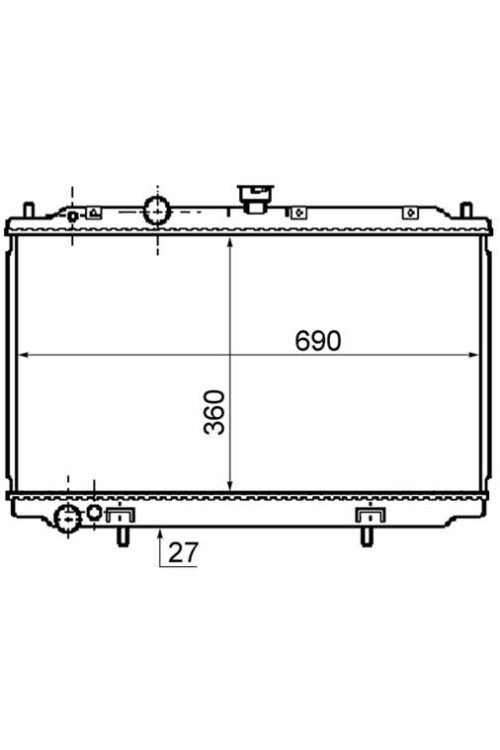 Kühlmittelkühler NISSAN PRIMERA DCI