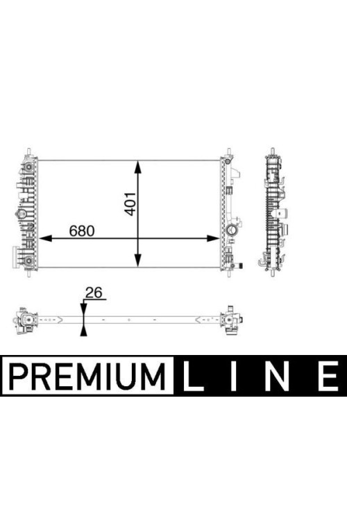 Kühlmittelkühler OPEL INSIGNIA