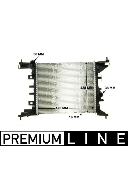 Kühlmittelkühler OPEL MERIVA