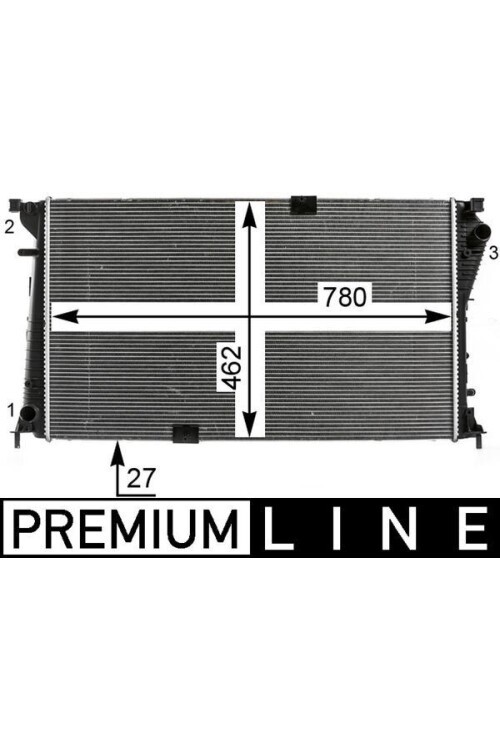 Kühlmittelkühler OPEL VIVARO. RENAULT