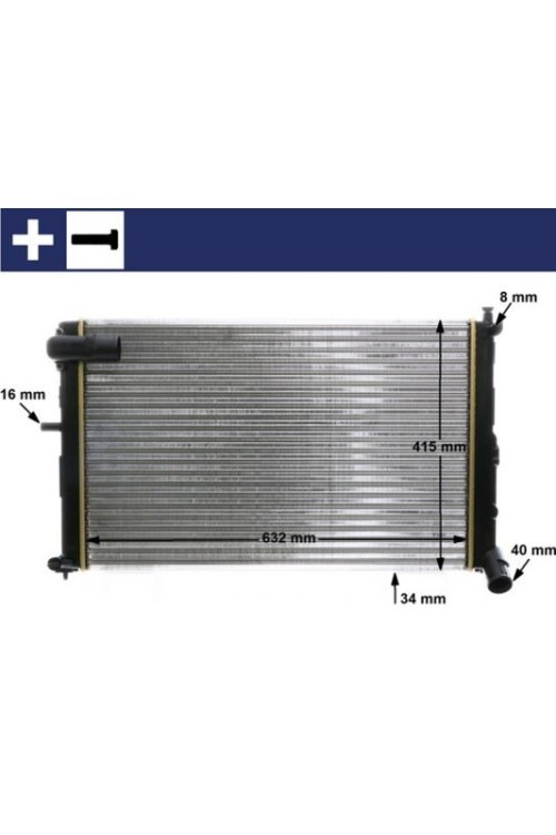Kühlmittelkühler PEUGEOT 605 / CITROEN XM