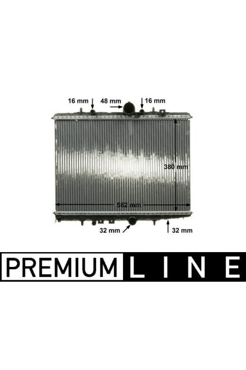 Kühlmittelkühler PEUGEOT 607