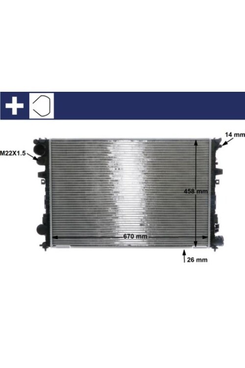Kühlmittelkühler PEUGEOT 806/CITRO EVASION