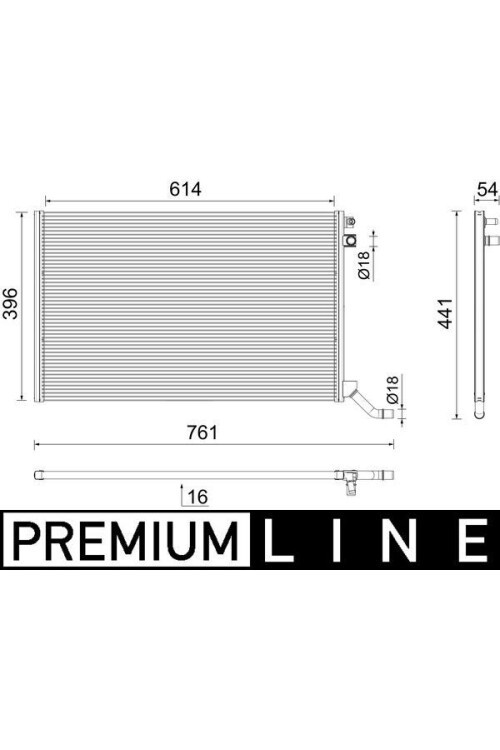 Kühlmittelkühler RANGE ROVER VELAR