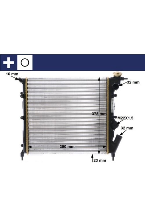 Kühlmittelkühler RENAULT 19 / RAPID