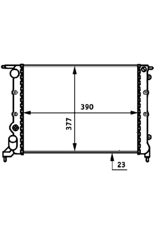 Kühlmittelkühler RENAULT CLIO I