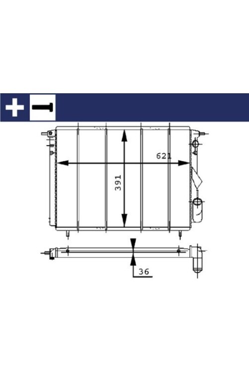 Kühlmittelkühler RENAULT ESPACE II