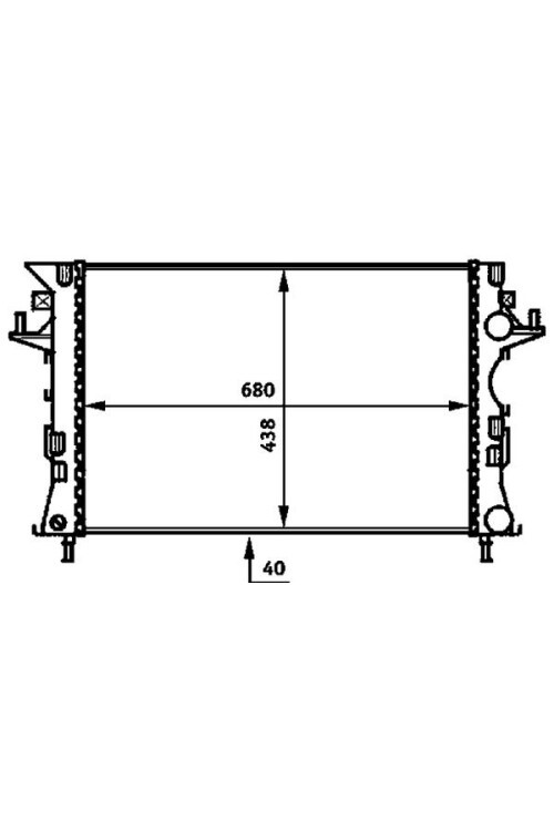 Kühlmittelkühler RENAULT ESPACE IV/VEL SAT