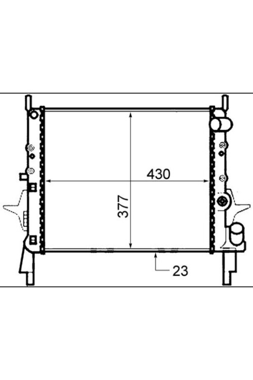 Kühlmittelkühler RENAULT TWINGO