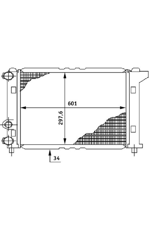 Kühlmittelkühler SEAT IBIZA I / MALAGA/DIV