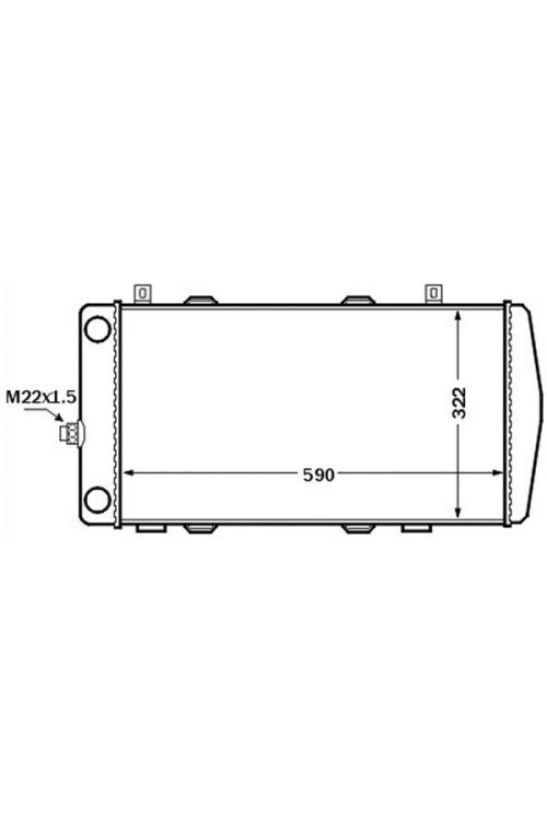 Kühlmittelkühler SKODA FELICIA