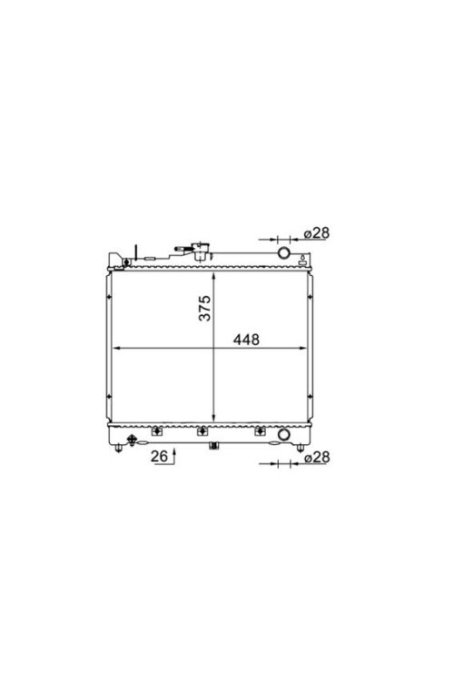 Kühlmittelkühler SUZUKI JIMNY 1.3 16V